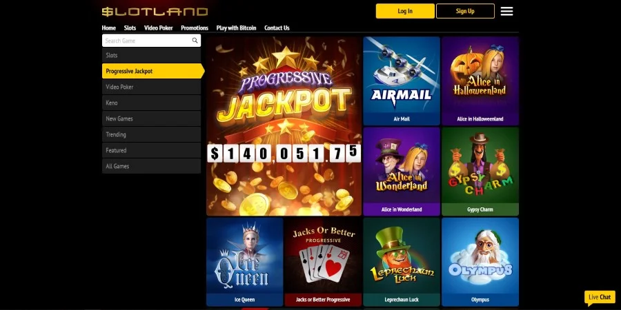 Slotland Casino no deposit bonus
